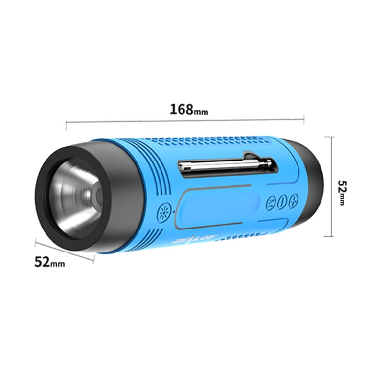 Enceinte Bluetooth multifonction sans fil ZEALOT A2, microphone intégré, prise en charge des appels Bluetooth, AUX, carte TF et lumières LED