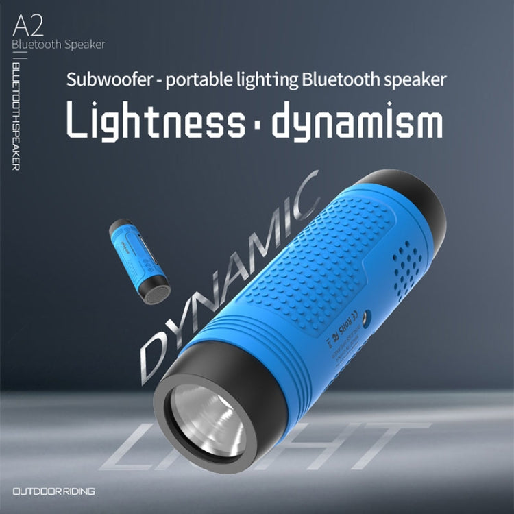 Enceinte Bluetooth multifonction sans fil ZEALOT A2, microphone intégré, prise en charge des appels Bluetooth, AUX, carte TF et lumières LED