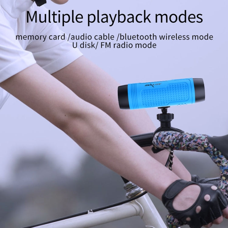 Enceinte Bluetooth multifonction sans fil ZEALOT A2, microphone intégré, prise en charge des appels Bluetooth, AUX, carte TF et lumières LED