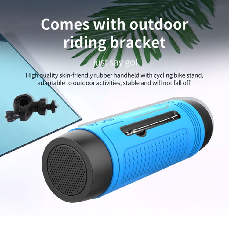 Enceinte Bluetooth multifonction sans fil ZEALOT A2, microphone intégré, prise en charge des appels Bluetooth, AUX, carte TF et lumières LED
