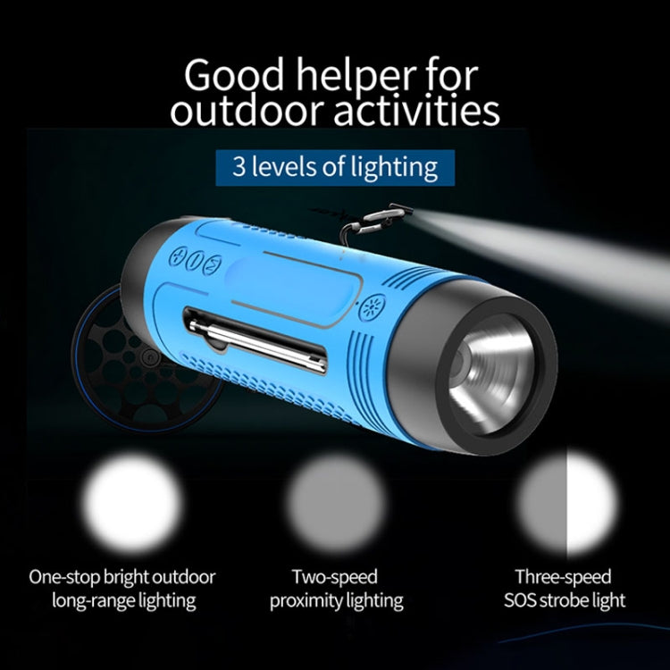 Enceinte Bluetooth multifonction sans fil ZEALOT A2, microphone intégré, prise en charge des appels Bluetooth, AUX, carte TF et lumières LED