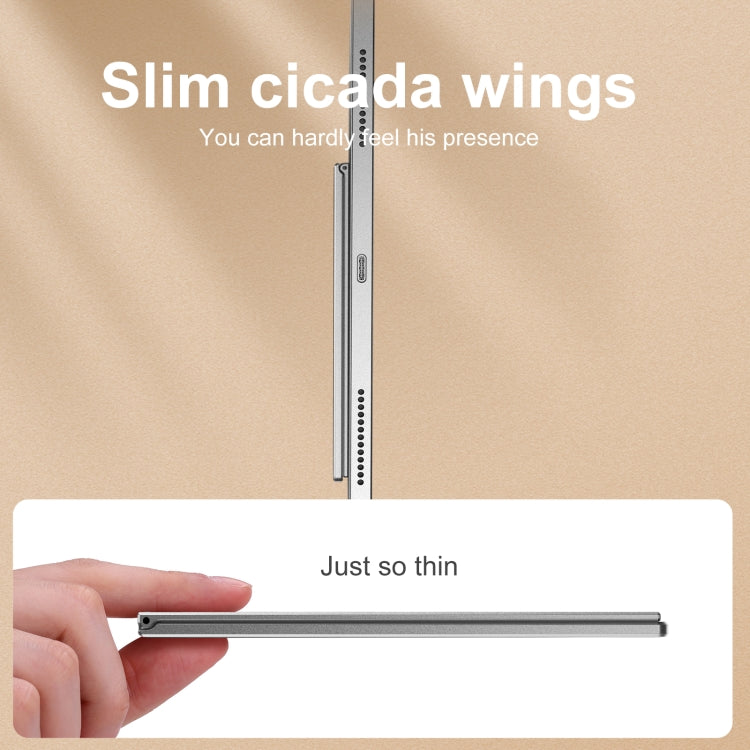 R-JUST PB07 Linear Shape Magnetic Folding Portable Aluminum Alloy Tablet Holder