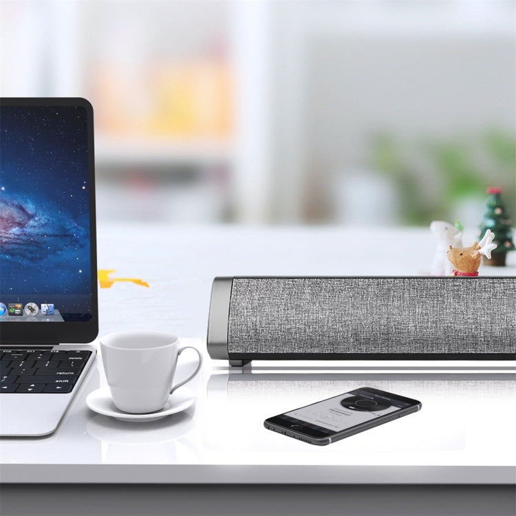 LP1811 Portable Bluetooth 5.0 Desktop Real Bass Bluetooth Speakers, Support TF Card & Hands-free Calls