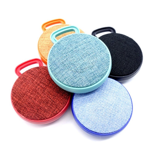 Mini enceinte Bluetooth portable ronde en tissu A01L, compatible appels mains libres et carte TF, A01L orange, A01L vert, A01L bleu, A01L rouge, A01L noir