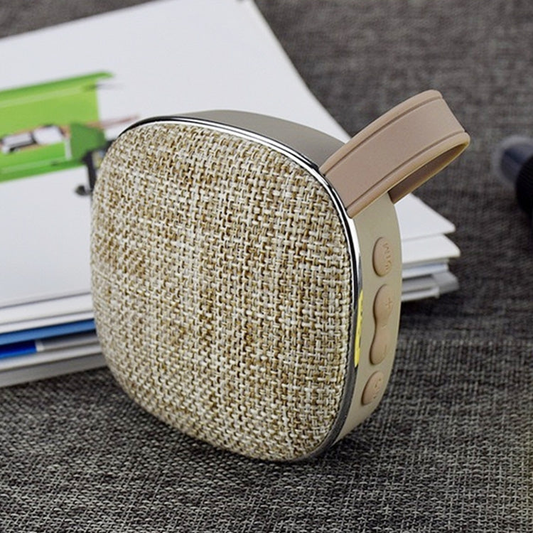 X25new Cloth Texture Square Portable Mini Bluetooth Speaker, Support Hands-free Call & TF Card & AUX, X25new Grey, X25new Blue, X25new Orange, X25new Green