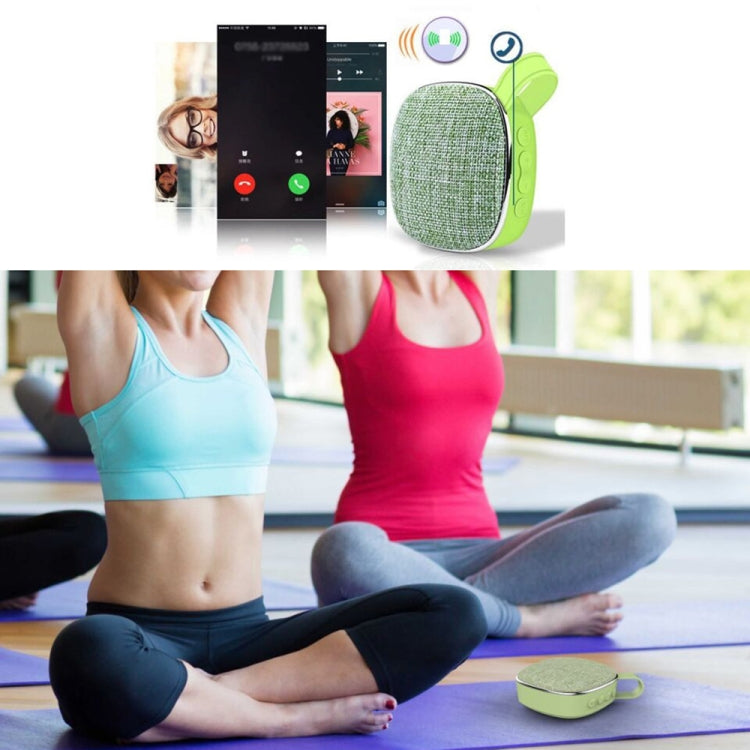 X25new Cloth Texture Square Portable Mini Bluetooth Speaker, Support Hands-free Call & TF Card & AUX, X25new Grey, X25new Blue, X25new Orange, X25new Green