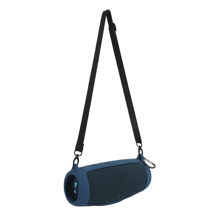 Speaker Portable Silicone Protective Cover with Shoulder Strap & Carabiner For JBL Charge 5