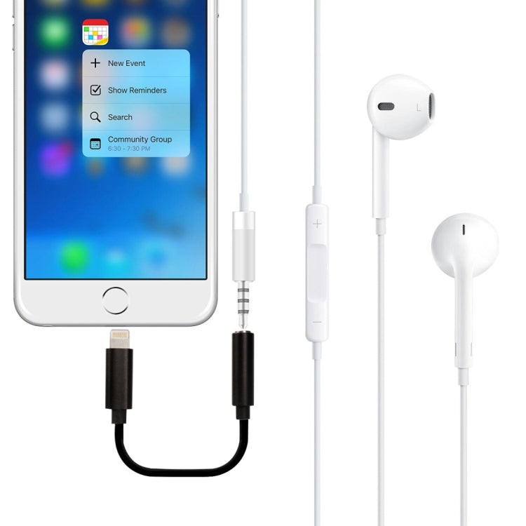 8 Pin to 3.5mm Audio Adapter, Length: About 12cm, Support iOS 13.1 or Above