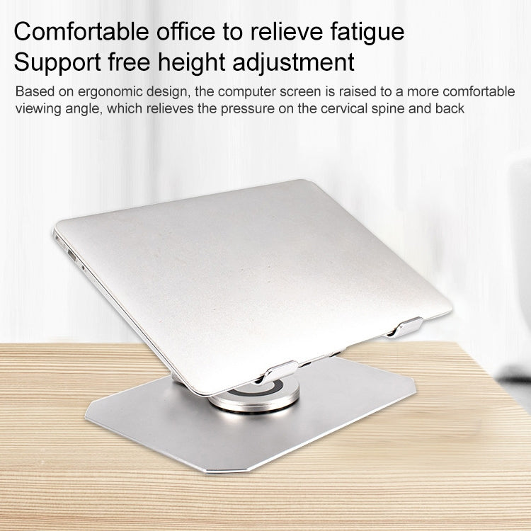 SDL02 Rotating and Folding Aluminum Alloy Laptop Cooling Bracket for 11-17.3 inch Laptops