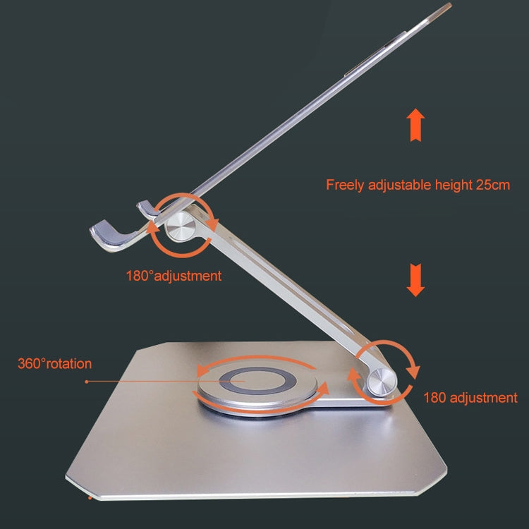 SDL02 Rotating and Folding Aluminum Alloy Laptop Cooling Bracket for 11-17.3 inch Laptops