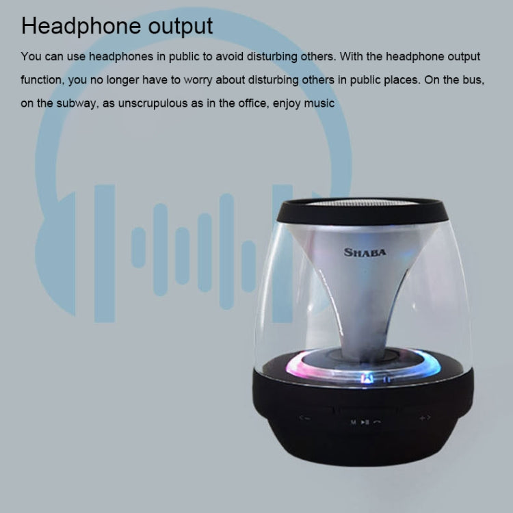 SHABA VS-18 Bluetooth 4.2 Multi-function Portable Small Magic Lamp Colorful Wireless Bluetooth Speaker