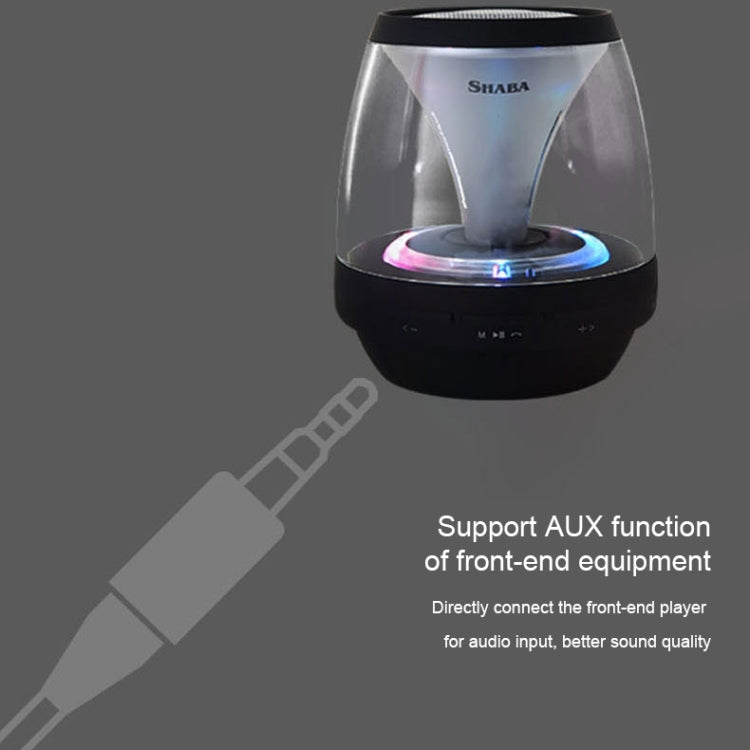 SHABA VS-18 Bluetooth 4.2 Multi-function Portable Small Magic Lamp Colorful Wireless Bluetooth Speaker
