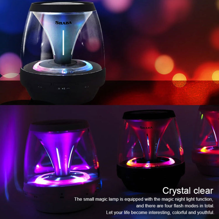 SHABA VS-18 Bluetooth 4.2 Multi-function Portable Small Magic Lamp Colorful Wireless Bluetooth Speaker