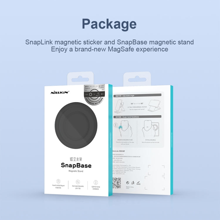 NILLKIN Skin-friendly Version Magsafe Ring Magnetic Mobile Phone Holder Set