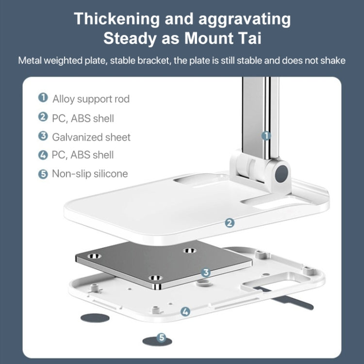 Support de téléphone portable pliable de bureau ROCK