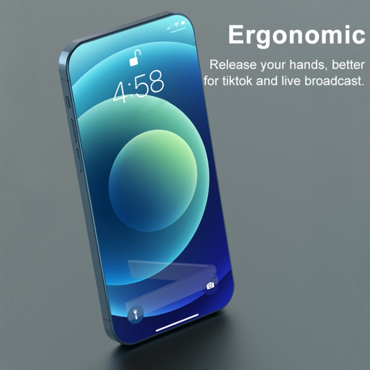 R-JUST SJ07 Linear Shape Magnetic Folding Portable Aluminum Alloy Mobile Phone Holder, SJ07