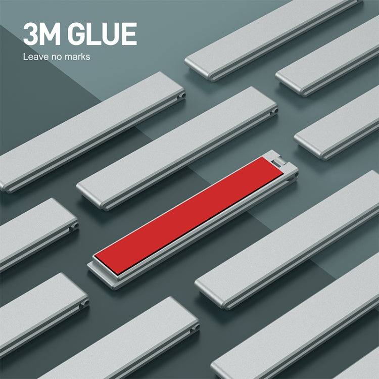 R-JUST SJ07 Linear Shape Magnetic Folding Portable Aluminum Alloy Mobile Phone Holder, SJ07