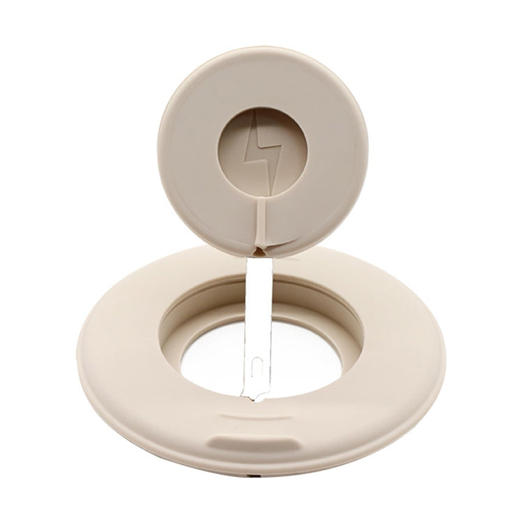 2 in 1 Silicone Desktop Wireless Charger Telescopic Stand For iPhone / Watch Wireless Charger