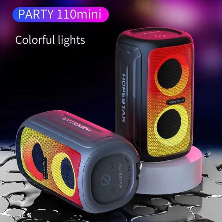 Enceinte Bluetooth sans fil HOPESTAR Party 110 Mini à lumières colorées, Party 110 Mini (noir), Party 110 Mini (vert), Party 110 Mini (gris), Party 110 Mini (bleu)