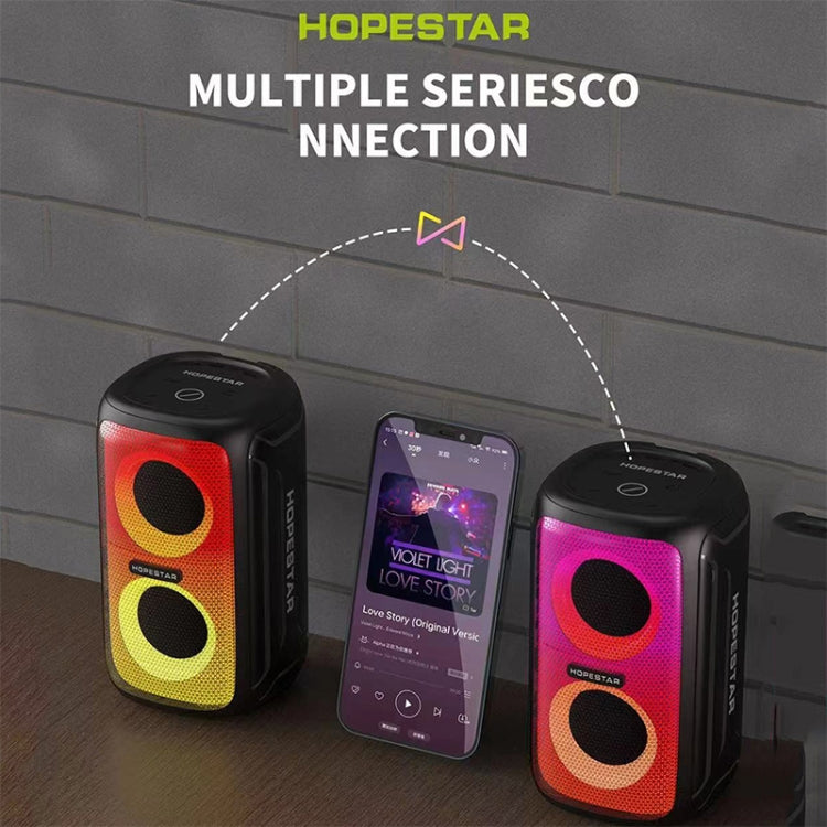 Enceinte Bluetooth sans fil HOPESTAR Party 110 Mini à lumières colorées, Party 110 Mini (noir), Party 110 Mini (vert), Party 110 Mini (gris), Party 110 Mini (bleu)