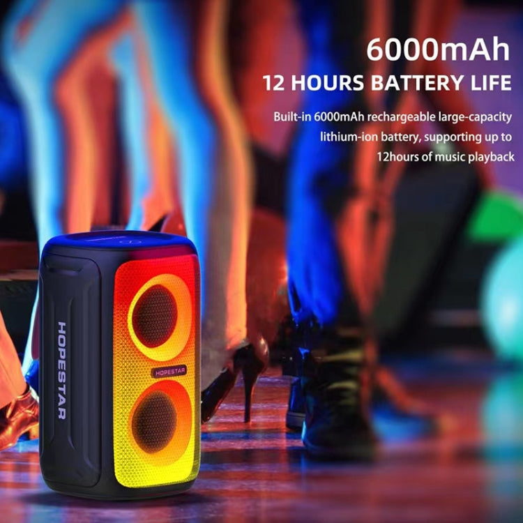 Enceinte Bluetooth sans fil HOPESTAR Party 110 Mini à lumières colorées, Party 110 Mini (noir), Party 110 Mini (vert), Party 110 Mini (gris), Party 110 Mini (bleu)