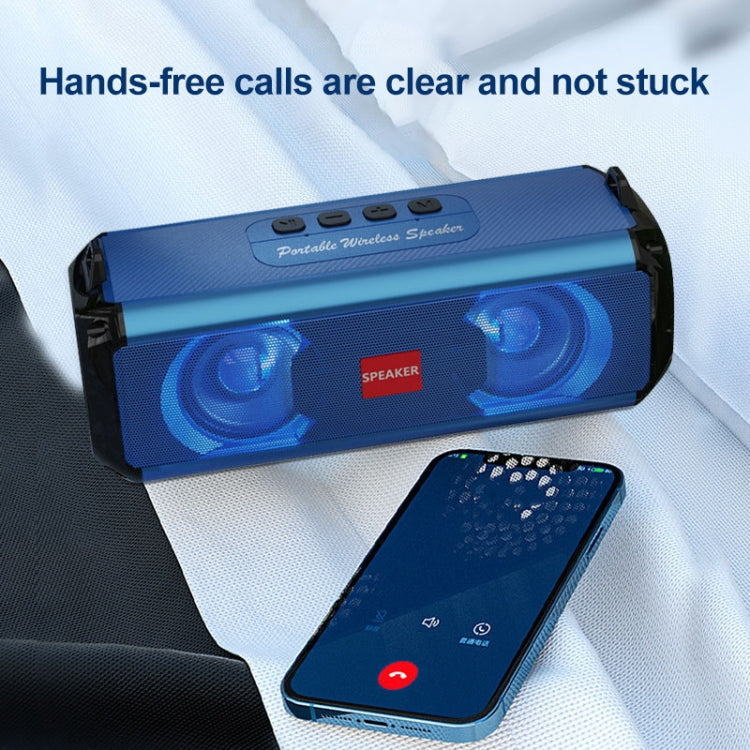 EBS-045 Wireless Stereo RGB Mini Portable Outdoor Music Subwoofer Stereo Speaker with Light