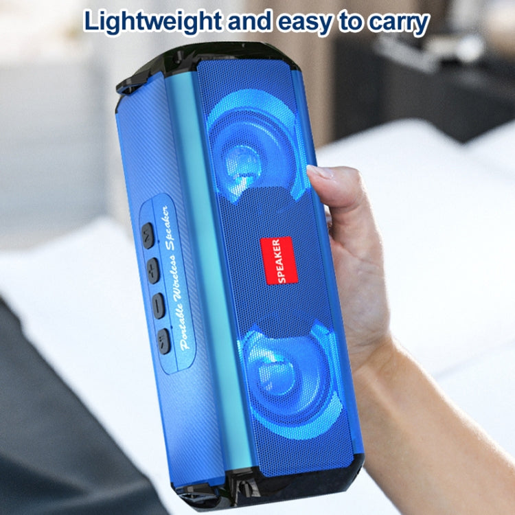 EBS-045 Wireless Stereo RGB Mini Portable Outdoor Music Subwoofer Stereo Speaker with Light