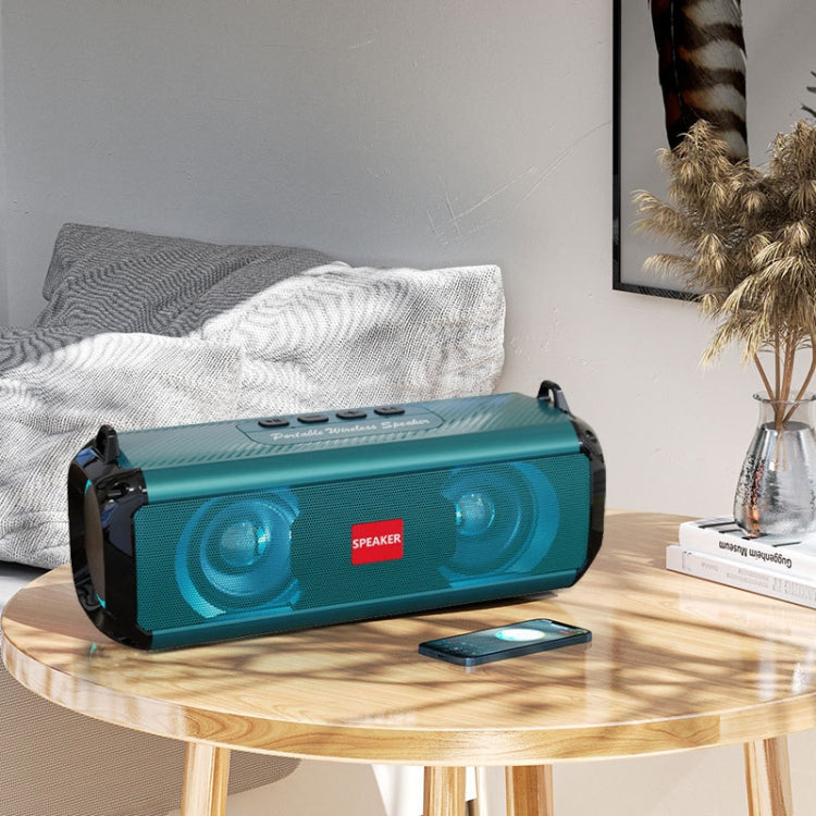 EBS-045 Wireless Stereo RGB Mini Portable Outdoor Music Subwoofer Stereo Speaker with Light