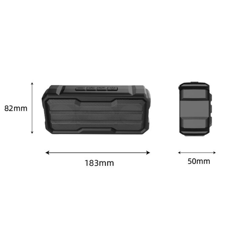 EBS-305 Outdoor Waterproof Stereo Subwoofer Bluetooth Speaker