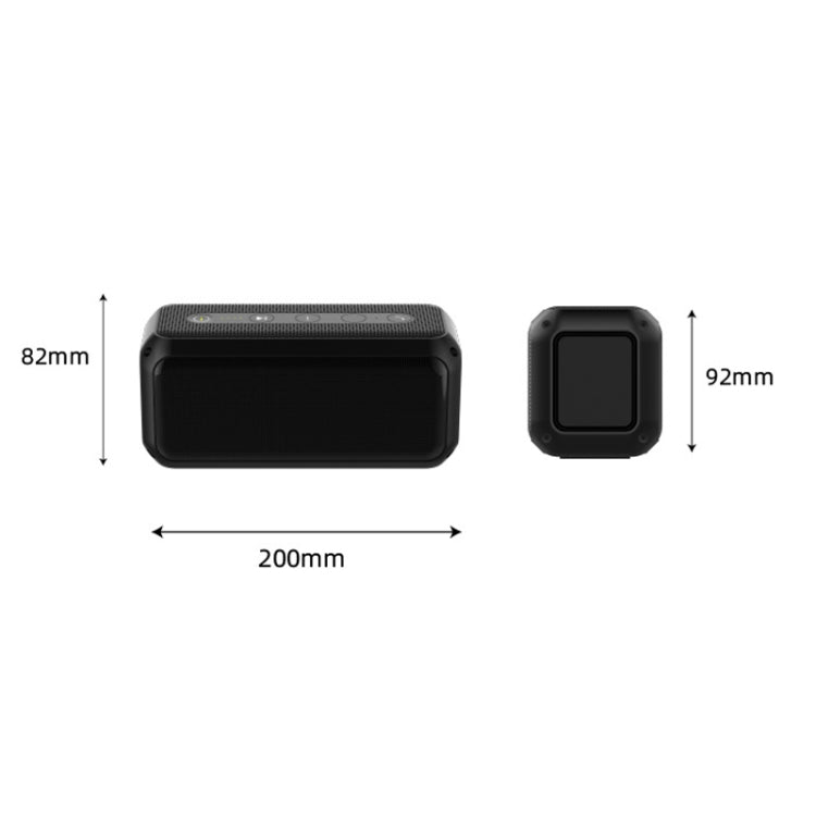 EBS-307 20W High-power Portable Subwoofer Waterproof Wireless Bluetooth Speaker