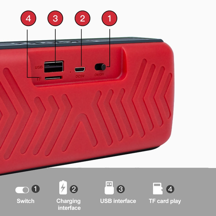 EBS-039 Portable Retro Card Single Speaker Mini Wireless Bluetooth Speaker