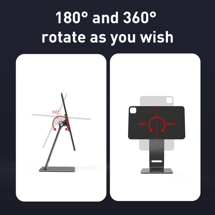 For iPad 12.9 inch R-JUST HZ36 360-degree Rotating Aluminum Alloy Magnetic Tablet Stand, For iPad 12.9 inch