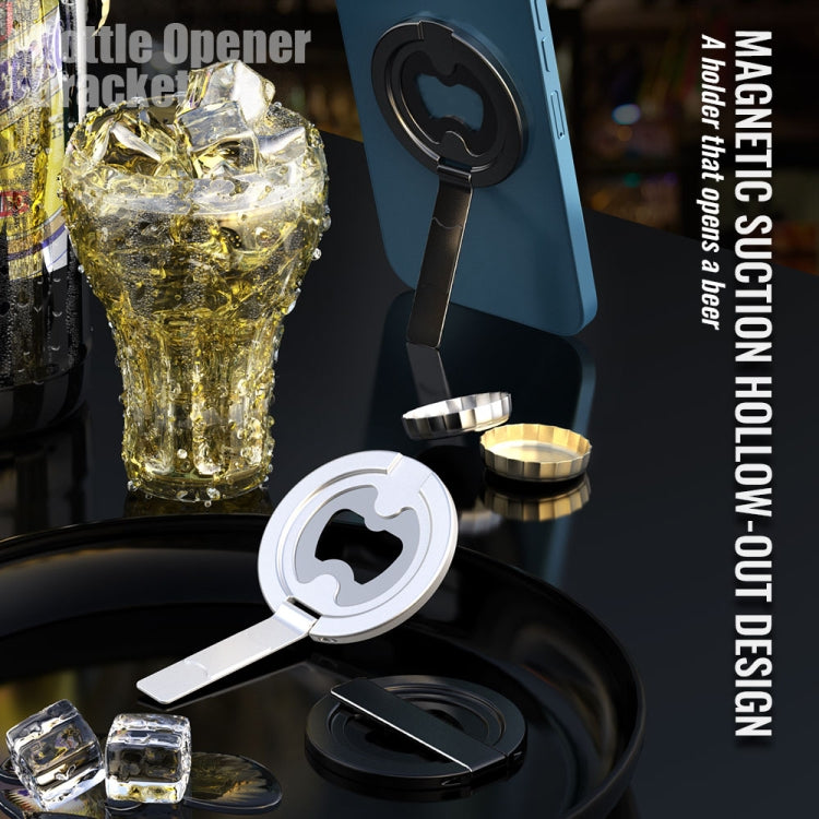 R-JUST SJ20-2 Zinc Alloy Magnetic Bottle Opener Cellphone Holder Without No Trace Sticker, SJ20-2 Without No Trace Sticker
