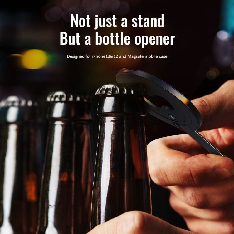 R-JUST SJ20-2 Zinc Alloy Magnetic Bottle Opener Cellphone Holder Without No Trace Sticker, SJ20-2 Without No Trace Sticker