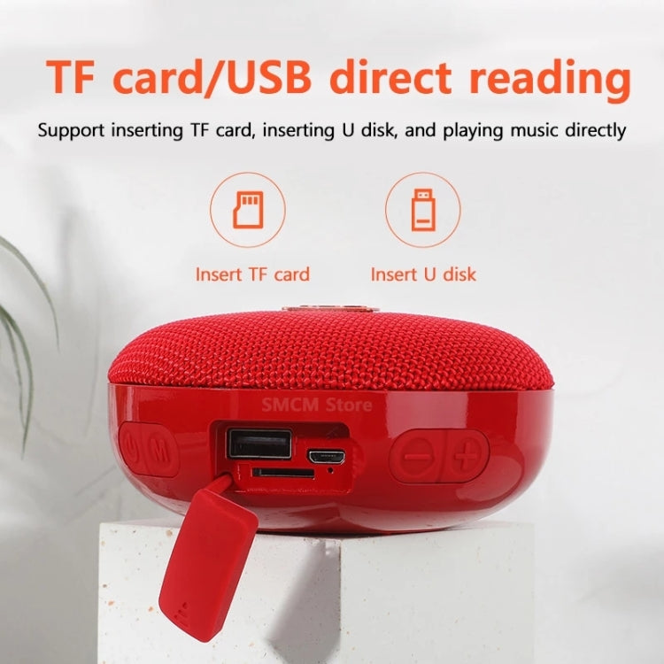 T&G TG352 Outdoor Portable Riding Wireless Bluetooth Speaker TWS Stereo Subwoofer, Support Handsfree Call / FM / TF
