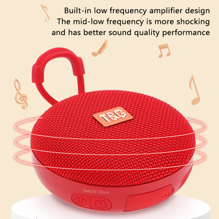 T&G TG352 Outdoor Portable Riding Wireless Bluetooth Speaker TWS Stereo Subwoofer, Support Handsfree Call / FM / TF