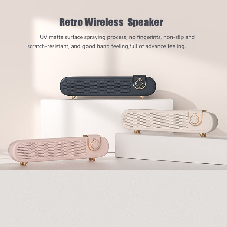 EWA L102 Classic Style Retro Bluetooth Wireless Speaker, Support TF/AUX
