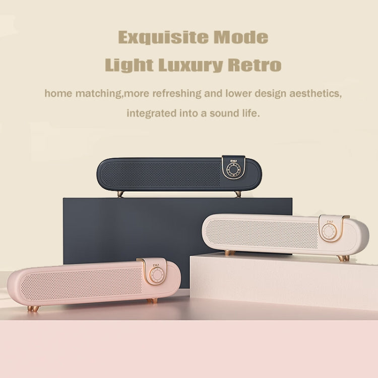 EWA L102 Classic Style Retro Bluetooth Wireless Speaker, Support TF/AUX