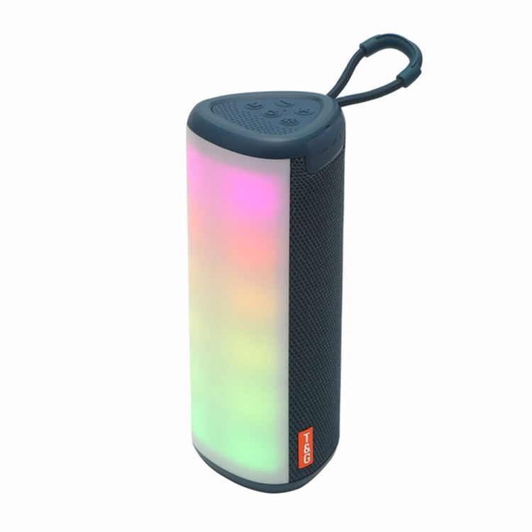 T&G TG357 Portable Wireless Bluetooth Speaker Outdoor Subwoofer with RGB Colorful Light & TWS, TG357