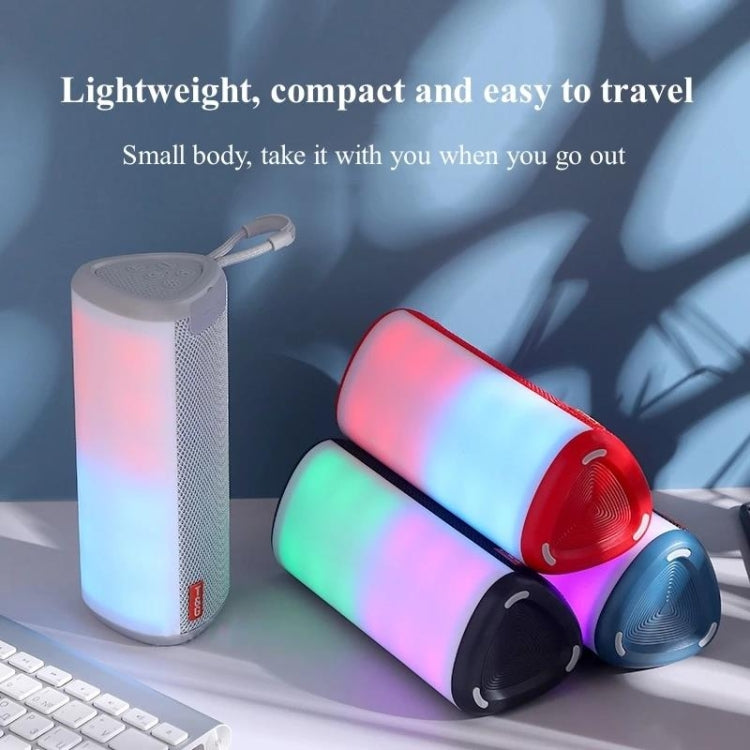 T&G TG357 Portable Wireless Bluetooth Speaker Outdoor Subwoofer with RGB Colorful Light & TWS, TG357