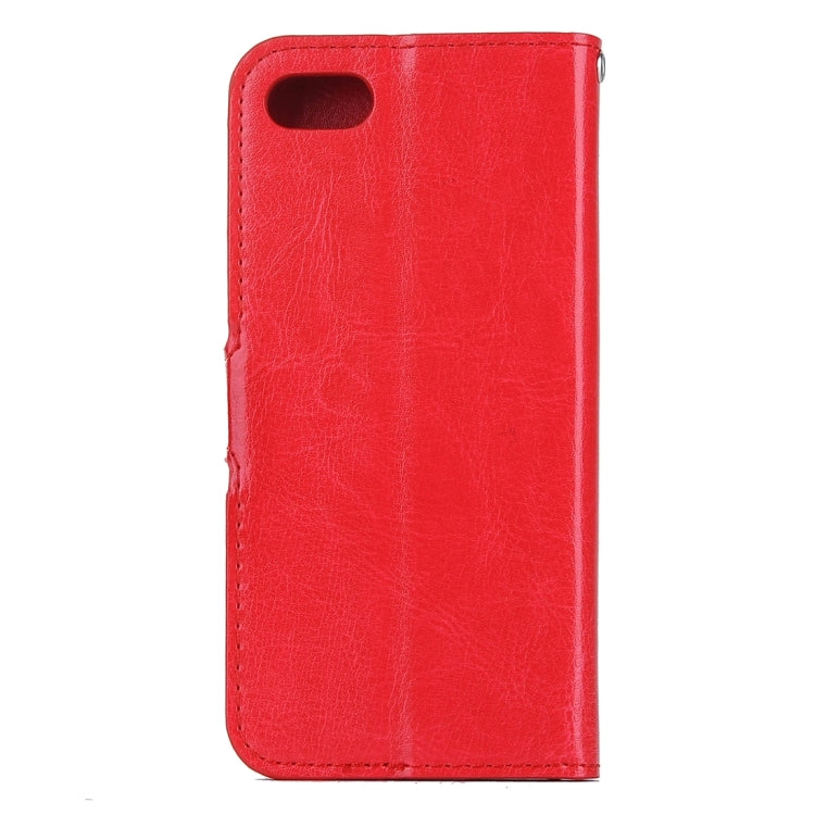 For  iPhone 8 & 7  Crazy Horse Texture Horizontal Flip Leather Case with Magnetic Buckle & Holder & Card Slots & Wallet & Photo Frame, For 8 & 7