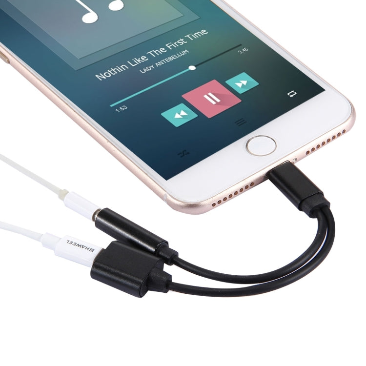 Câble adaptateur de chargeur 10 cm 8 broches femelle et 3,5 mm audio femelle vers 8 broches mâle, compatible avec tous les systèmes iOS