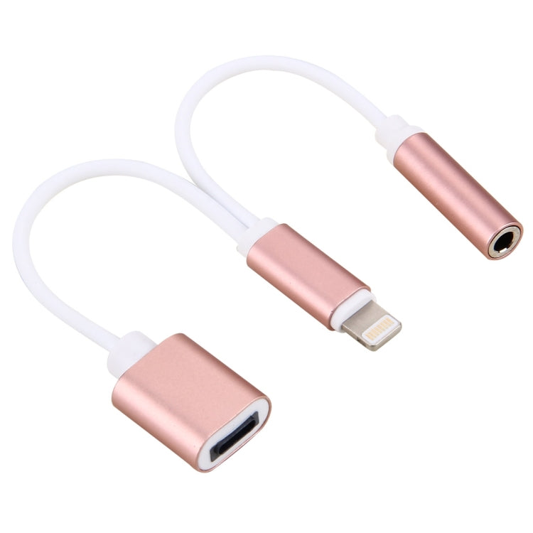 Câble adaptateur de chargeur 10 cm 8 broches femelle et 3,5 mm audio femelle vers 8 broches mâle, compatible avec tous les systèmes iOS