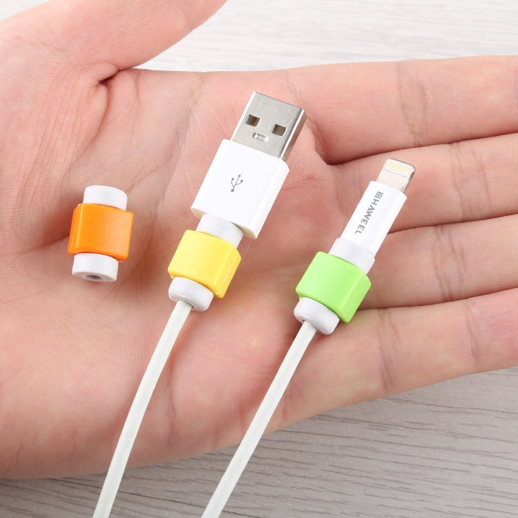 Headphone Wire Data Cable Protection Cover Winder Cord Wrap Organizer, Random Color Delivery, 1PCS