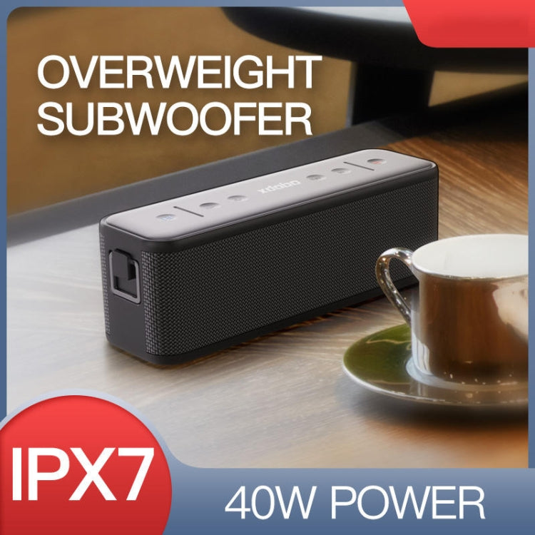 XDOBO Gentelman 1992 IPX7 Waterproof Portable TWS Wireless Bluetooth Speaker, Gentleman 1992