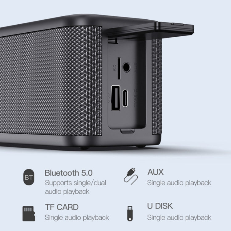XDOBO Gentelman 1992 IPX7 Waterproof Portable TWS Wireless Bluetooth Speaker, Gentleman 1992