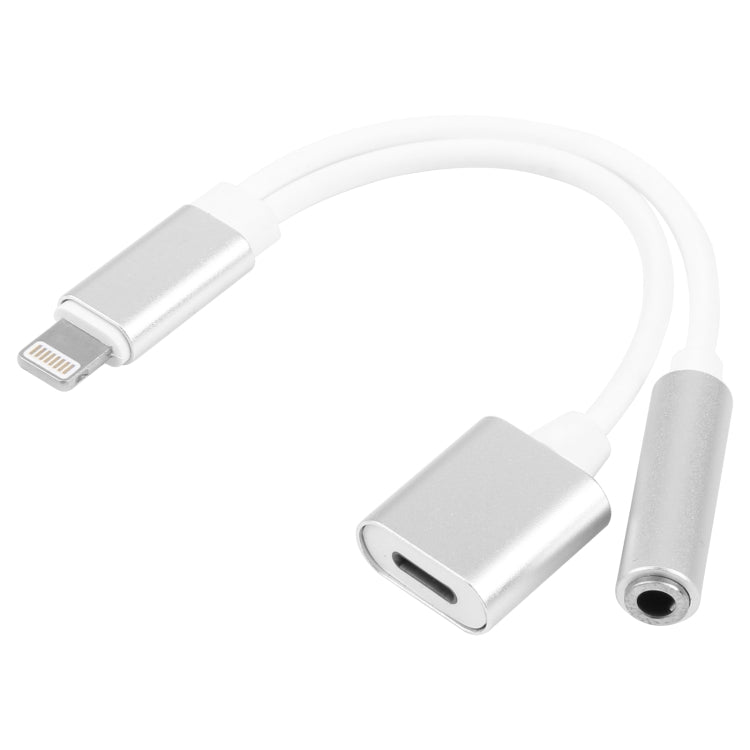 Câble adaptateur de chargeur 10 cm 8 broches femelle et 3,5 mm audio femelle vers 8 broches mâle, compatible avec tous les systèmes iOS