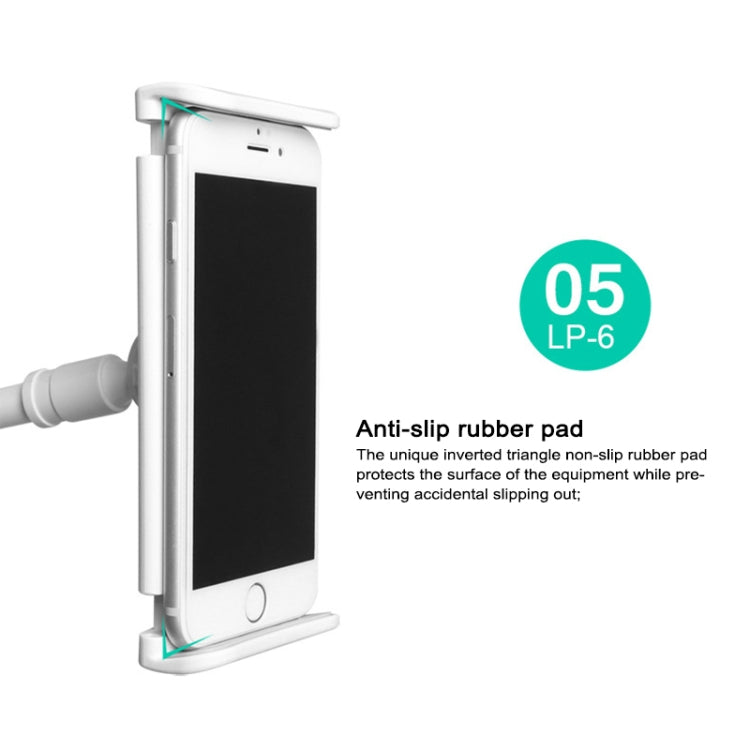 UBN-30 Classic Style Universal 360 Degrees Rotating Detachable Two-stage Lazy Bracket Mobile Phone / Tablet Desktop Bracket with Bilateral Pull Chuck