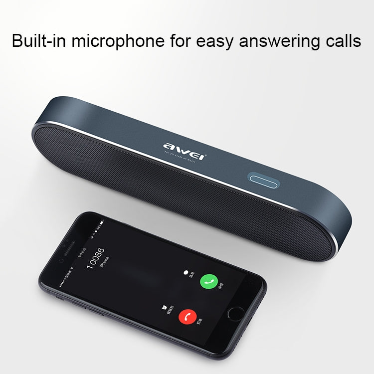 awei Y220 Portable Wireless Bluetooth Speaker V4.2 with HD Clear 3D Stereo Sound and Noise Cancelling, Support TF Card / AUX, Y220
