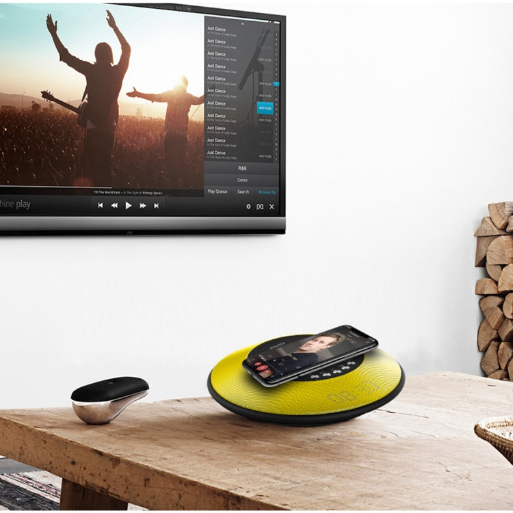 awei Y290 5W Fast Wireless Charger with Bluetooth Speaker, Y290